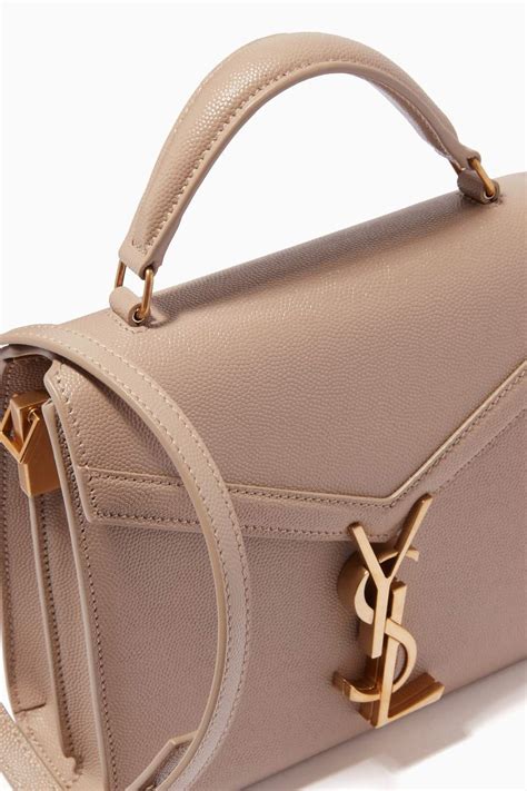 Saint Laurent Neutral Handbags for Women 